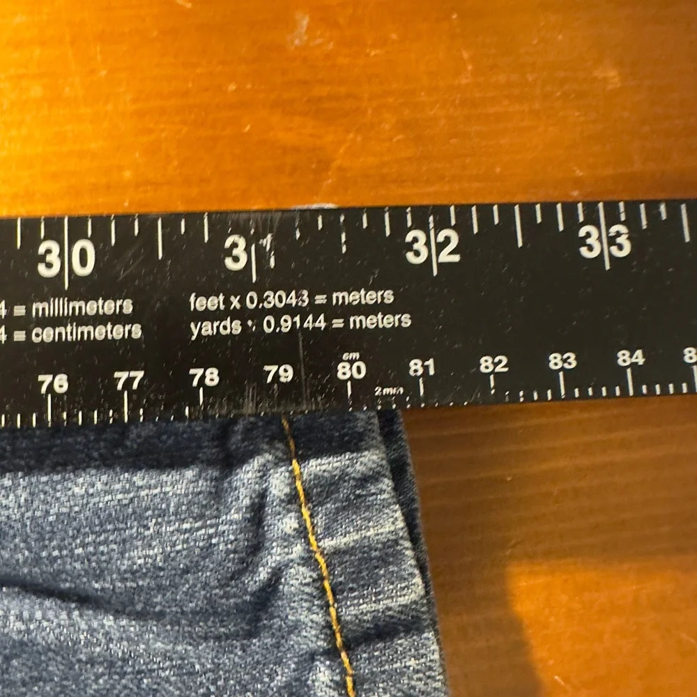 Levi's 514 Straight Fit Jeans Mens 33x32 Blue Baggy Casual Streetwear Denim
